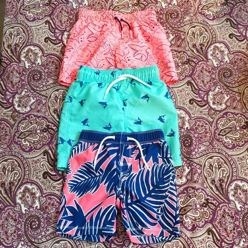 Bundle of 3 boy swim shorts